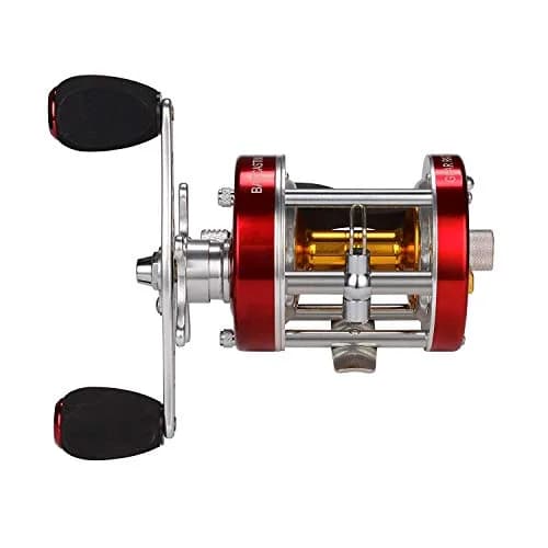 KastKing Rover Round Baitcasting Fishing Reel 40 Size Right Red 0.4kg (0.88lb) | 15LB Max Drag, 6+1 BB, 6.2:1 Gear Ratio thumbnail 2