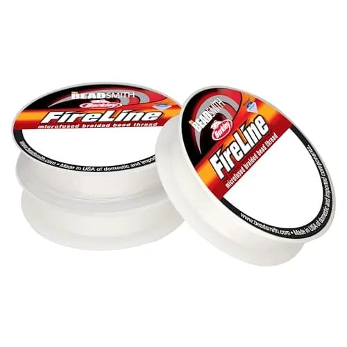 The Beadsmith Fireline Micro-Fused Braided Thread 3-Pack | Strong Dyneema Beading Thread for Jewelry thumbnail 1