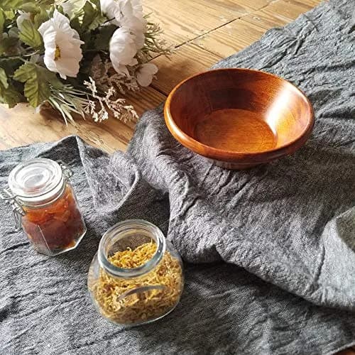 Lipper International Cherry Finish Salad Bowl, Small, 7" Diameter x 2.5" Height | Elegant Cherry Wood Serving thumbnail 4