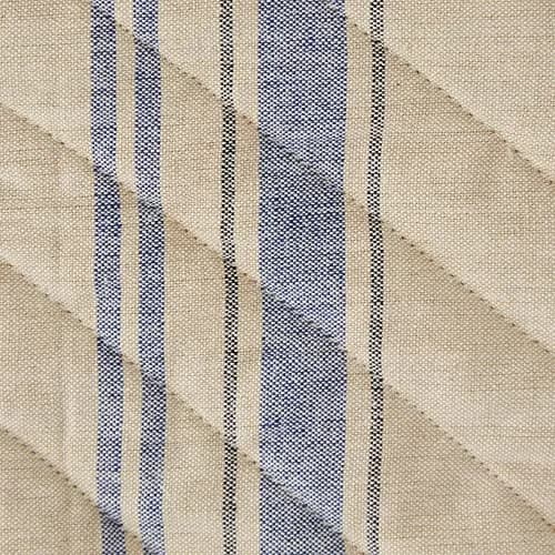DII French Stripe Oven Mitts Nautical Blue 2 Pack | Heat Resistant Cotton Kitchen Accessory thumbnail 3