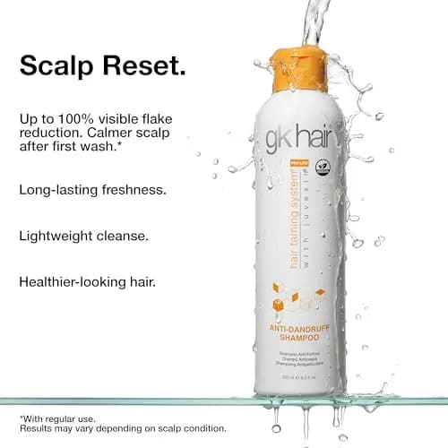 GK HAIR Anti Dandruff Shampoo 8.5 Fl Oz | Fast Relief & Scalp Care for All Hair Types thumbnail 9