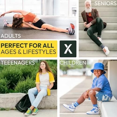 Xpand No Tie Elastic Shoe Laces for Sneakers - White | 1 Pair (2 Laces, 52" Stretches to 100") thumbnail 5