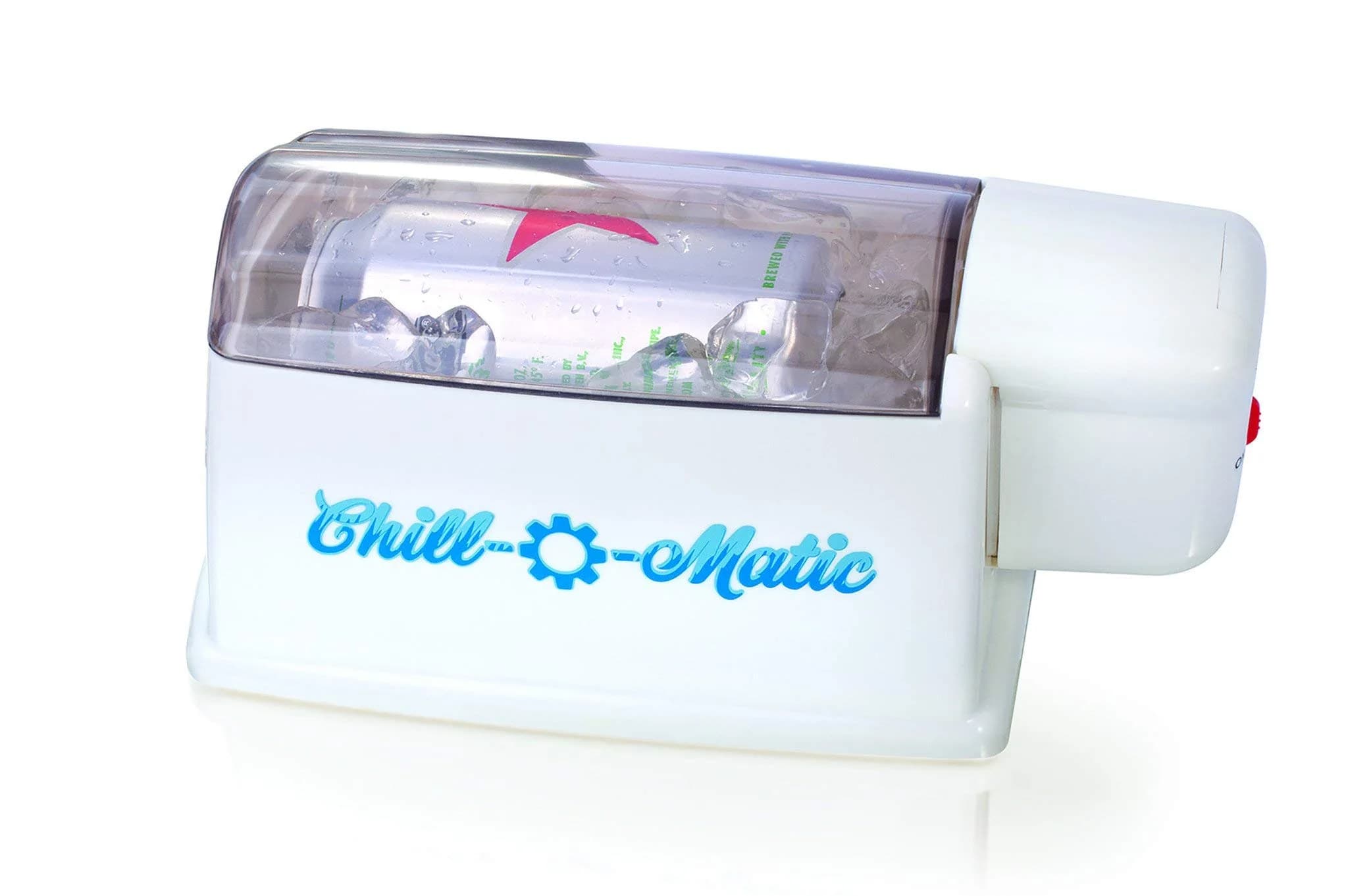 Chill-O-Matic Beverage Cooler | Rapid 12 oz Drink Chiller in 60 Secs, Portable, Battery-Operated