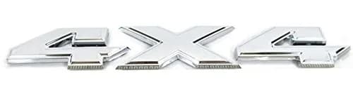 Yoaoo 4x4 Emblem Chrome 8.5" x 1.5" | OEM 2007-2018 Truck Badge thumbnail 1