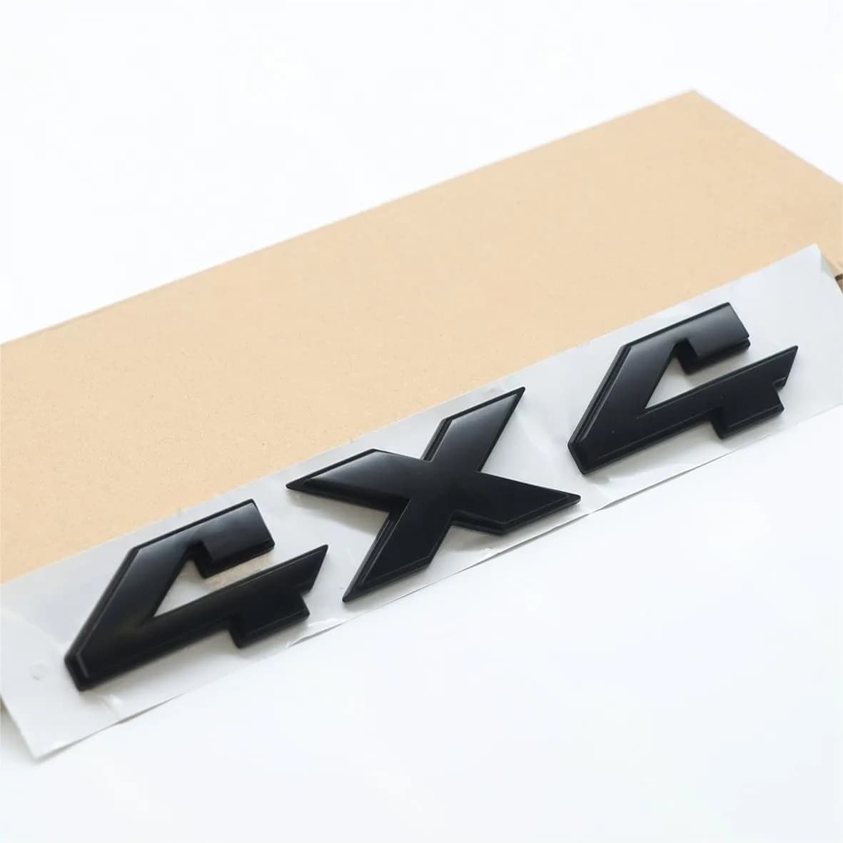 Yoaoo Vehicle Emblem 4x4 Badge 8.5" x 1.5" | Matte Black OEM 2007-2018