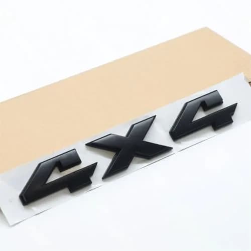 Yoaoo Vehicle Emblem 4x4 Badge 8.5" x 1.5" | Matte Black OEM 2007-2018 thumbnail 1
