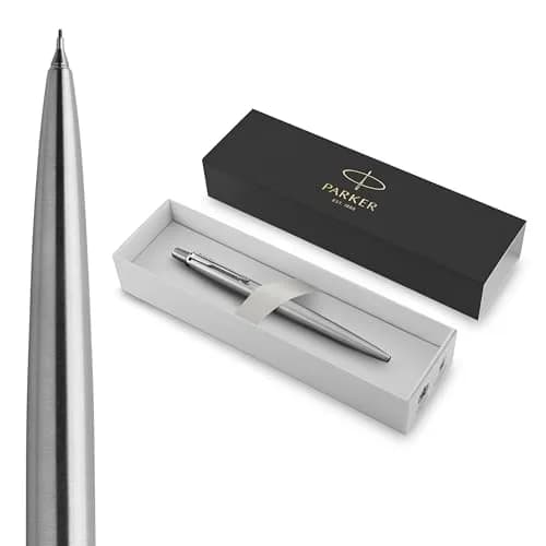 Parker Jotter Stainless Steel Mechanical Pencil 0.5mm HB #2 | Smooth Writing, Signature Design thumbnail 1