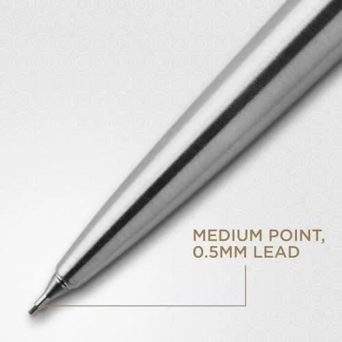 Parker Jotter Stainless Steel Mechanical Pencil 0.5mm HB #2 | Smooth Writing, Signature Design thumbnail 6