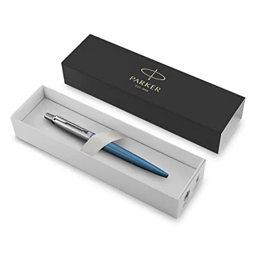 Parker Jotter Ballpoint Pen Waterloo Blue | Smooth, Medium Point, Gift Box thumbnail 4
