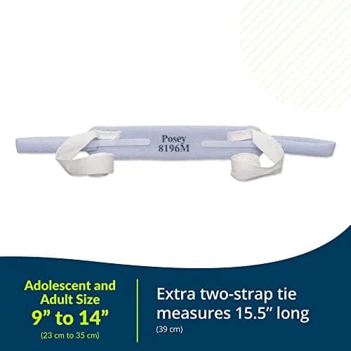 Posey 8196M Trach Tube Secure Tie, Medium Size, Pack of 12 | Secure Fit for Tracheostomy Care thumbnail 3
