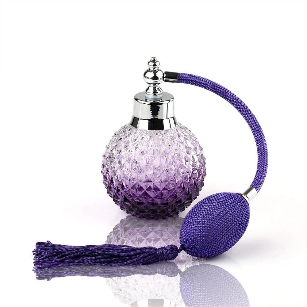 yueton 100ml Refillable Perfume Atomizer Spray Bottle | Vintage Crystal Style, Reusable, Repackaging & Gift - main product image