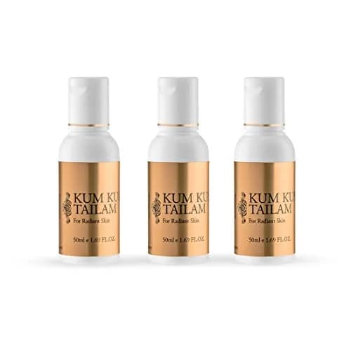 Trichup Kum Kumadi Tailam Oil for Blemishes & Scars 50 Ml Pack of 3 | Supports Skin Radiance & Scar Reduction thumbnail 1