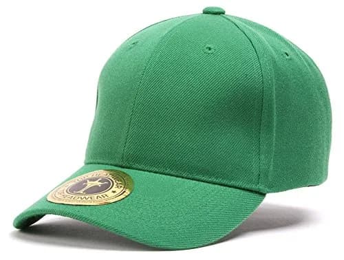 TOP HEADWEAR Adjustable Baseball Cap, Kelly Green | Classic Fit & Breathable Acrylic thumbnail 1