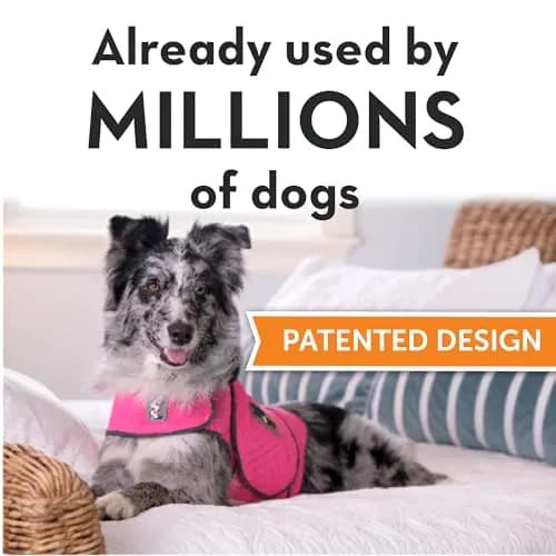 Thundershirt Dog Anxiety Vest Small Fuchsia Sport | Vet-Recommended Calming Pressure Technology thumbnail 2