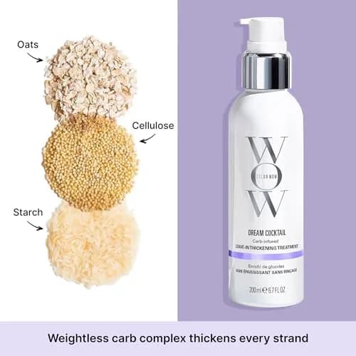 COLOR WOW Dream Cocktail Carb – Carb Infused Thickening Leave-In Treatment 6.7 Fl Oz | Supports Fuller Hair with Heat Activation thumbnail 2