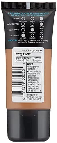 L'Oreal Paris Infallible Pro Glow Foundation 1 fl oz | Hydrating, Longwear, SPF 24 thumbnail 2