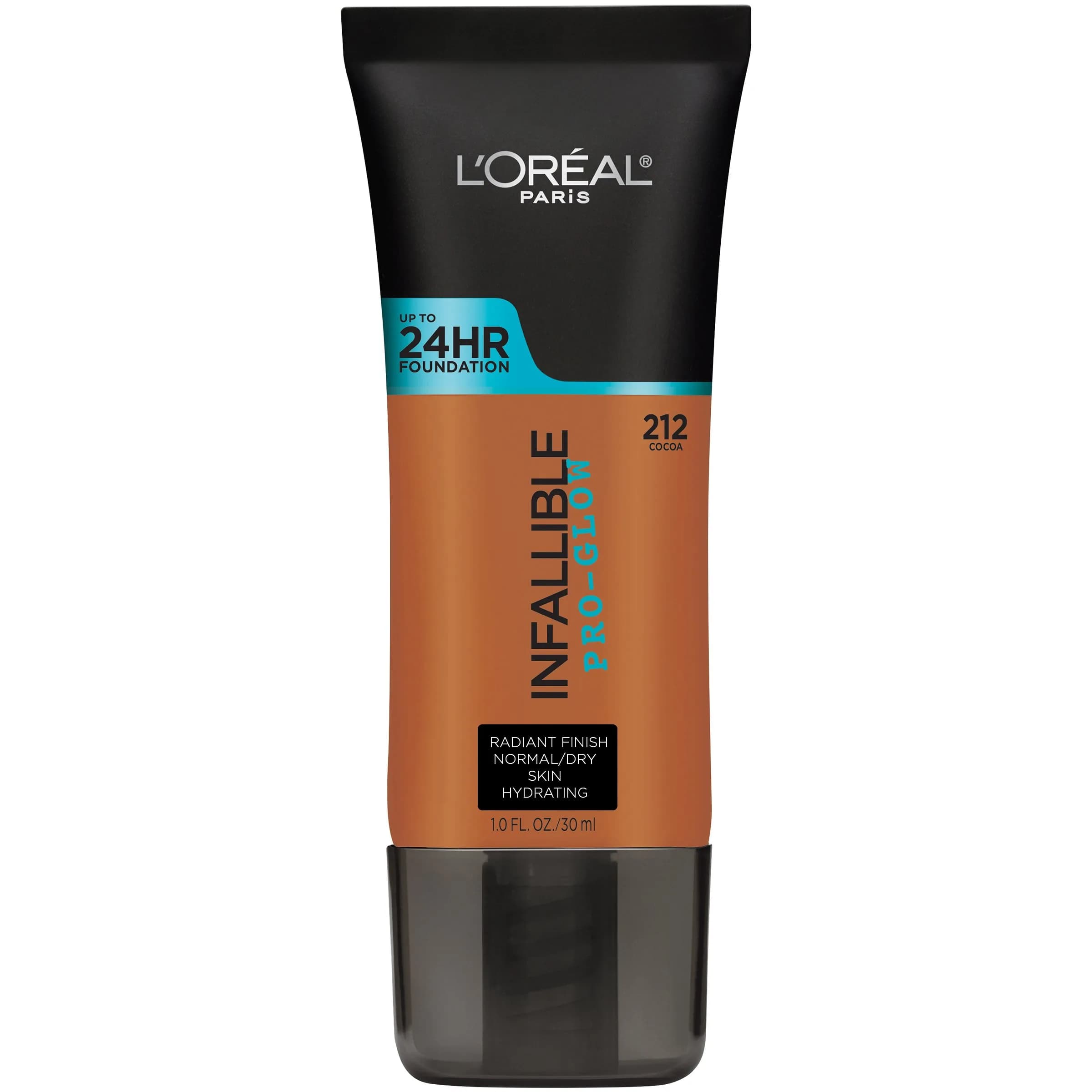 L'Oreal Paris Infallible Pro Glow Foundation 1 fl oz | Hydrating, Longwear, SPF 24 — Cocoa