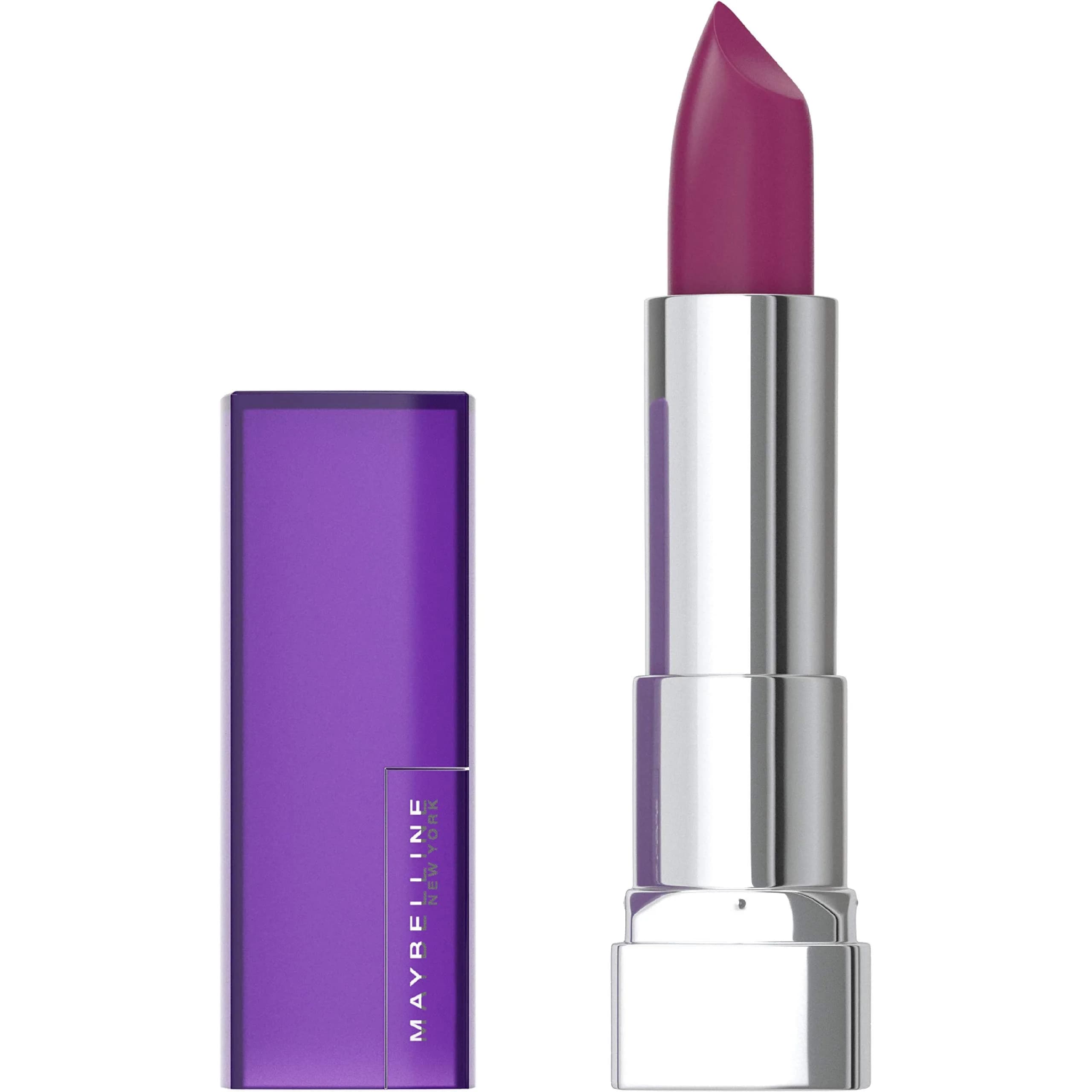 Maybelline Color Sensational Lipstick, Plum Rule, 4.25 g (0.15 oz) | Creamy Hydrating Lip Color — Berry Bossy