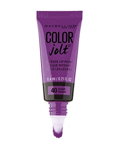 Maybelline Lip Studio Color Jolt Intense Lip Paint, Violet Rebel, 0.21 fl. oz. | Vibrant, high-pigment liquid lipstick for bold lips thumbnail 3