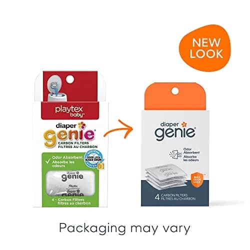 Diaper Genie Carbon Filter 4-Pack | Odor Eliminator for Diaper Pails | 10.6 cm (4.2 in) Filter thumbnail 3