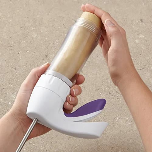 Wilton Simple Success Cookie Press with 13 Discs | Ergonomic Handle, Clear Barrel, Versatile Shapes thumbnail 9