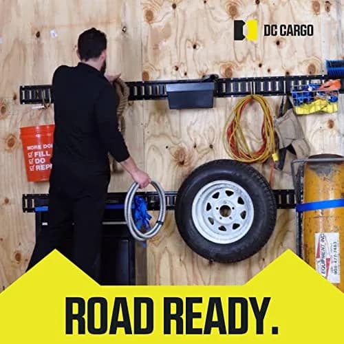 DC Cargo Mall E Track Ratchet Straps Cargo Tie-Downs 2x16 Heavy Duty Grey | Secure in Trailers & Trucks thumbnail 6