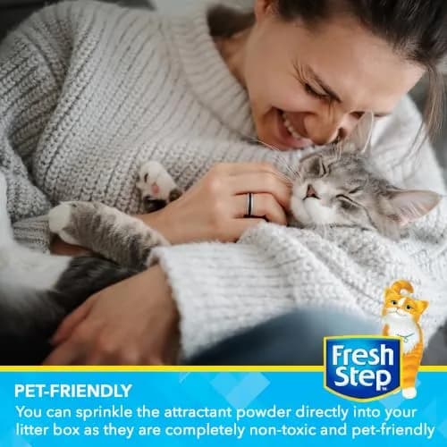 Fresh Step Cat Litter Box Training Attractant Powder 9 Oz (255g) | Herbal Scent for Kittens & Cats thumbnail 5