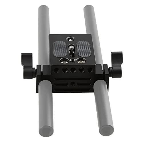 CAMVATE Camera Baseplate with 15mm Railblock & 1/4"-20 Screw | 18.3 cm (7.2 in) Length thumbnail 6