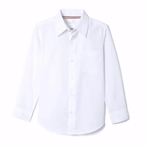 French Toast Boys' Expandable Collar Button Down Dress Shirt White 18 (45ml / 1.5oz) thumbnail 1