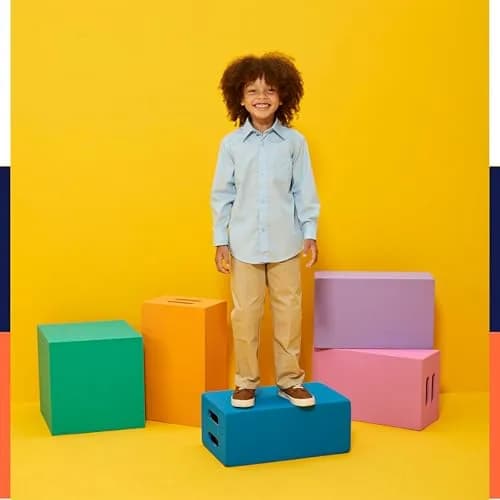 French Toast Boys' Expandable Collar Button Down Dress Shirt White 18 (45ml / 1.5oz) thumbnail 7