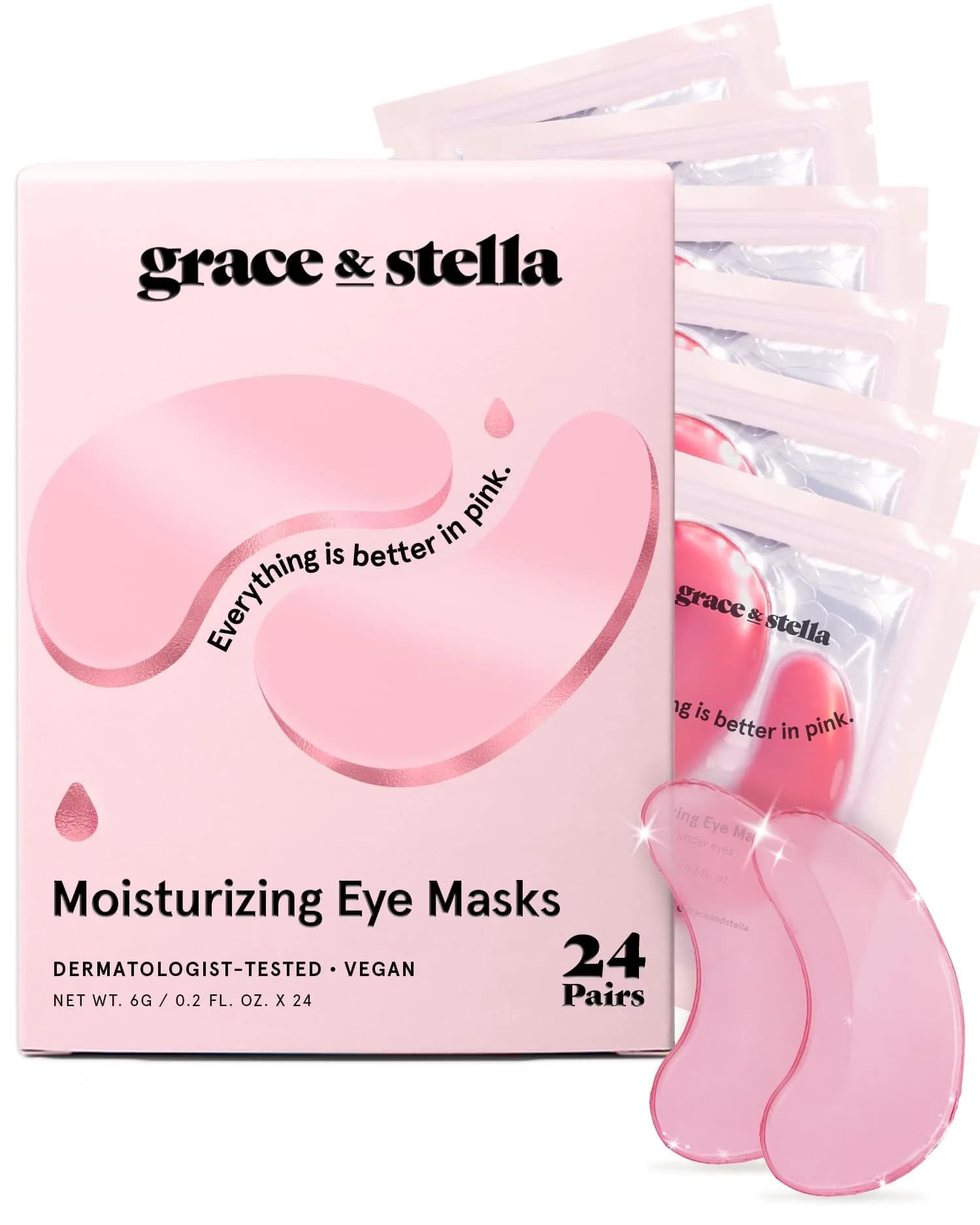 grace & stella Vegan Under Eye Patches | 24 Pairs (48 Count)
