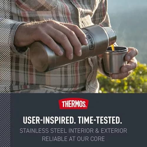 THERMOS Stainless King Compact Bottle 591ml (16 Ounce) | Keeps Drinks Hot 18 Hrs, Cold 24 Hrs thumbnail 6
