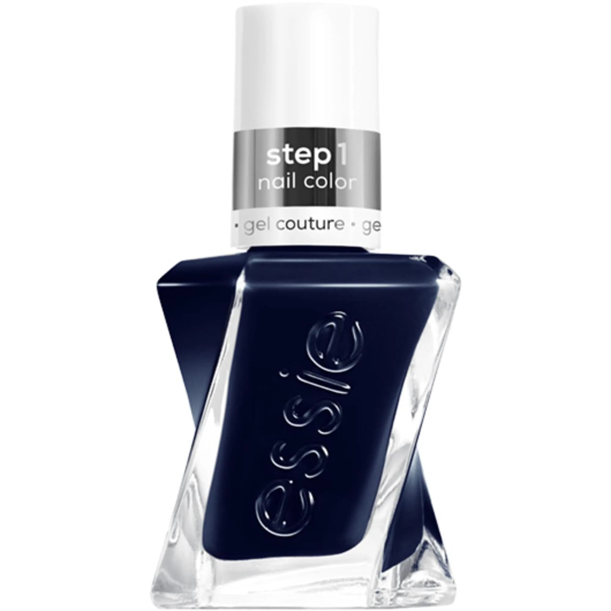 Essie Gel Couture Long-Lasting Nail Polish Navy Blue 0.46 fl oz | 15 Days Chip-Resistant, No UV Needed - main product image