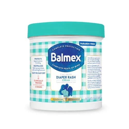 Balmex Zinc Oxide 16oz Skin Protectant for Baby | Fast Relief & Gentle Care thumbnail 1