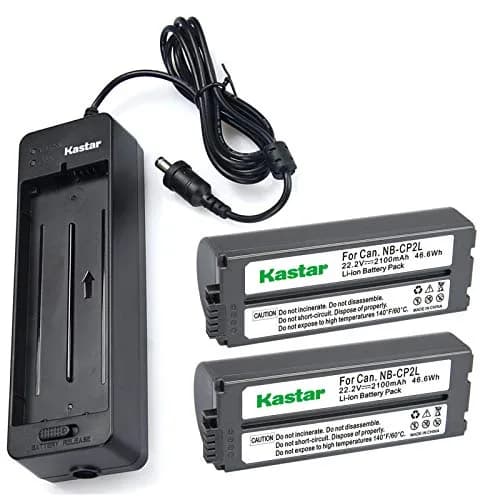 Kastar Battery & Charger BG-CP200 for Canon SELPHY CP Series | High Capacity, Compatible & Reliable thumbnail 1