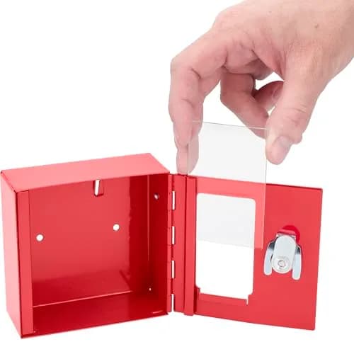 Barska Clear Glass Replacement Piece for AX11838 (3 Pieces) | Emergency Key Box Replacement thumbnail 3