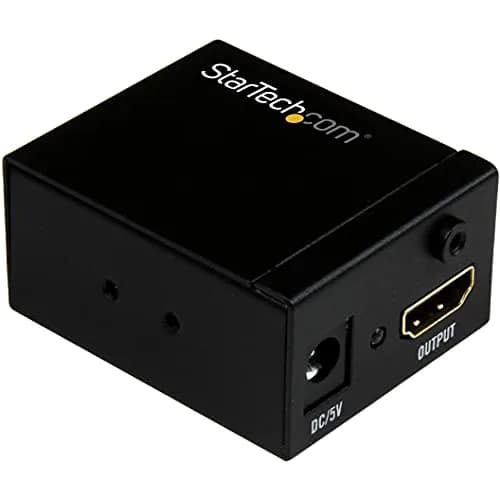 StarTech.com HDMI Signal Booster 115 ft/35 m | 1080p Signal Repeater & Extender, Black thumbnail 1