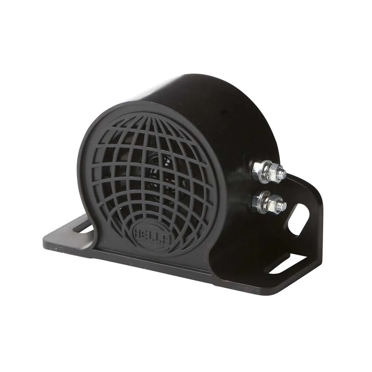 HELLA Black 9V/48V 110 Db Back-Up Alarm | Universal Mount for Trucks & Vehicles - main product image