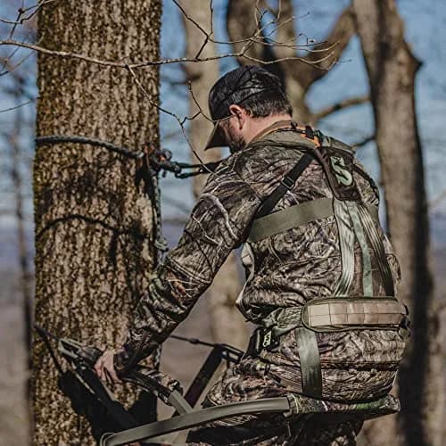 Summit Treestands Pro Safety Harness Medium Green | Military-Inspired MOLLE System thumbnail 6