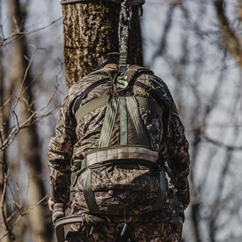 Summit Treestands Pro Safety Harness Medium Green | Military-Inspired MOLLE System thumbnail 7