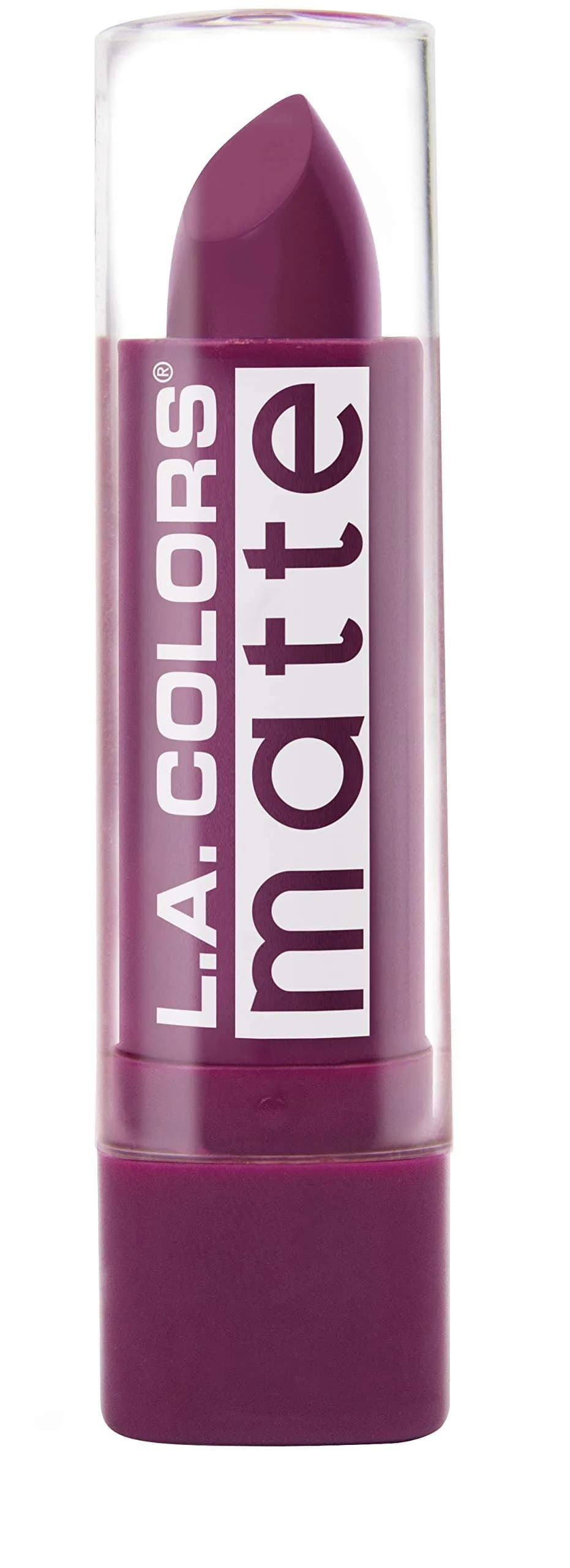 L.A. COLORS Matte Lip Color, Stay Put Plum CML513 | Long-Wearing, Fade-Resistant, Lightweight - main product image