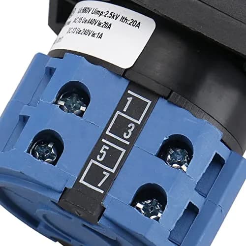 Baomain SZW26-20/0-4.2 20A 660V 5-Position Rotary Selector Switch | Industrial Control Panel Mount thumbnail 5