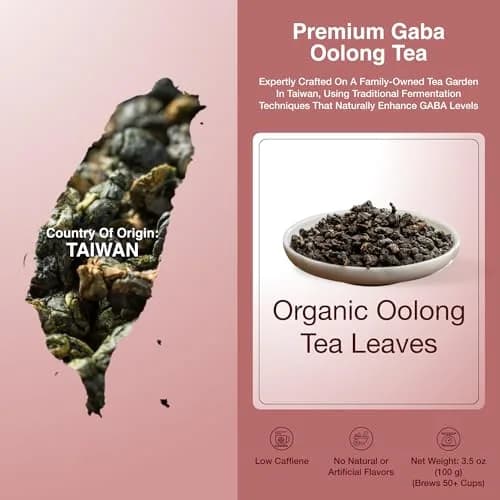 Zi Chun Tea GABA Oolong Loose Leaf Tea 100g (3.5 oz) | Taiwanese Oolong with Honey & Toasted Grain Notes thumbnail 3