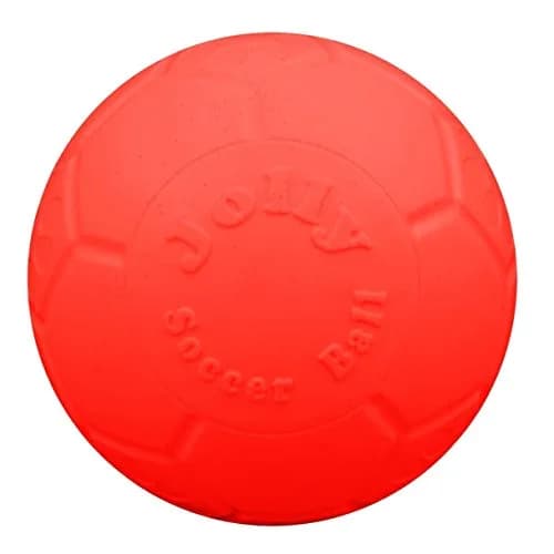 Jolly Pets Medium Jolly Soccer Ball Dog Toy 6 Inch Diameter Ocean Blue | Floating-Bouncing Dog Toy thumbnail 4