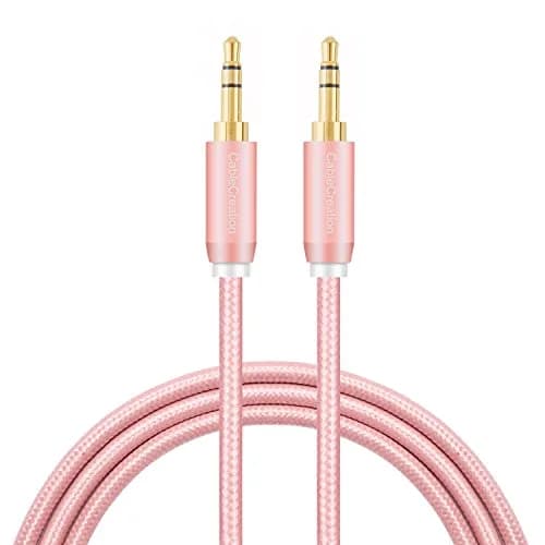 CableCreation Braided 3.5mm Audio Cable 6FT/1.8m | Stereo Aux Cable with Gold Plated Connectors thumbnail 1