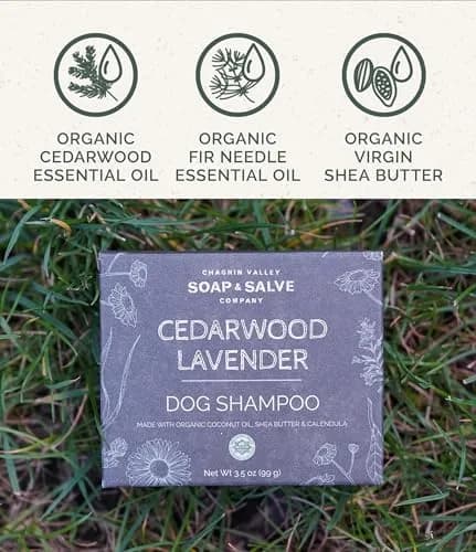 Chagrin Valley Soap & Salve Organic Dog Shampoo & Conditioner 3.8 oz | Itchy Skin Relief & Puppy Care thumbnail 3