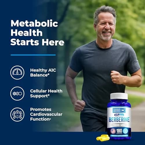We Like Vitamins NSF Certified Berberine Supplement 1200mg | Supports Metabolic Health thumbnail 4