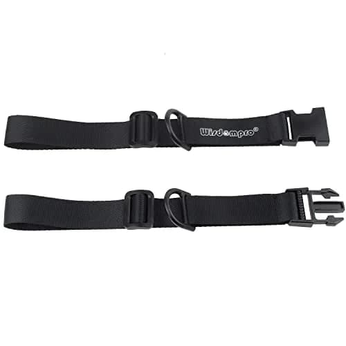 Wisdompro Heavy Duty Backpack Chest Strap, Black | Adjustable Webbing for Outdoor Use thumbnail 1