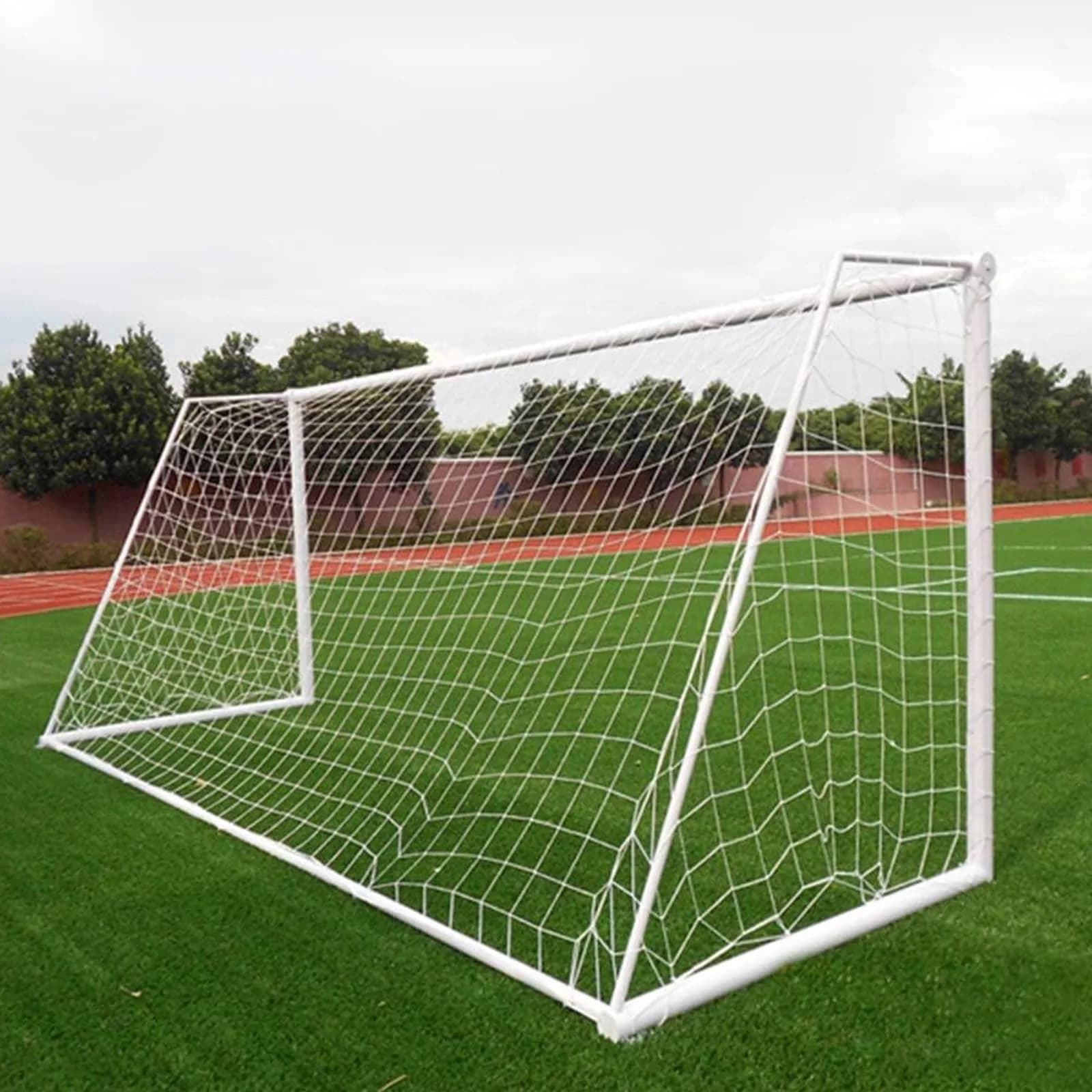 Boshen 6 x 4FT (1.83m x 1.22m) Soccer Goal Net | Heavy Duty Polyethylene Training Post Net — 24 x 8FT-2.5mm
