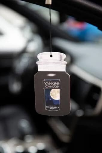Yankee Candle Midsummer's Night Paper Car Jar Air Freshener | 1 Count (Pack of 1) thumbnail 4